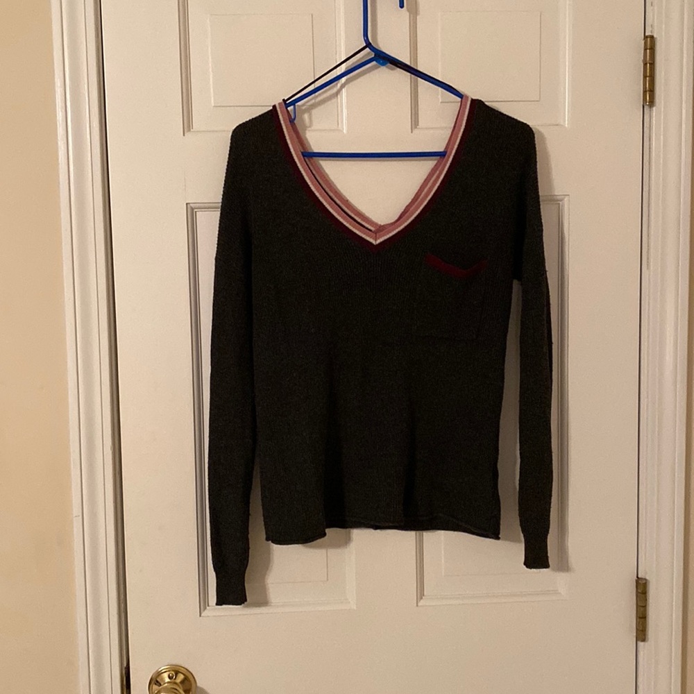 Hippie Rose V-Neck Sweater